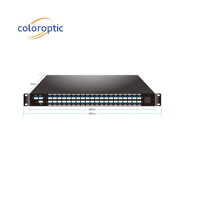 デュアルファイバー WDM 40CH C21-C60 パッシブ Dwdm Mux Demux 1310nm ポート