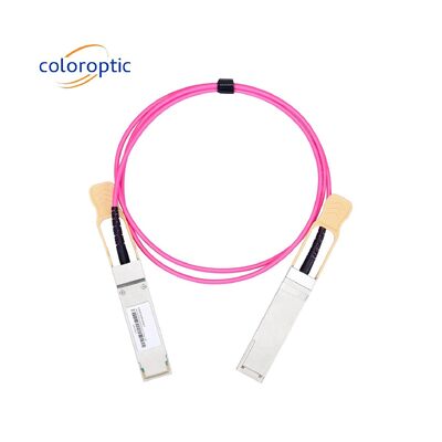 100G QSFP28 から 100G QSFP28 AOC DACケーブル 1m - 70m データセンターの長さ
