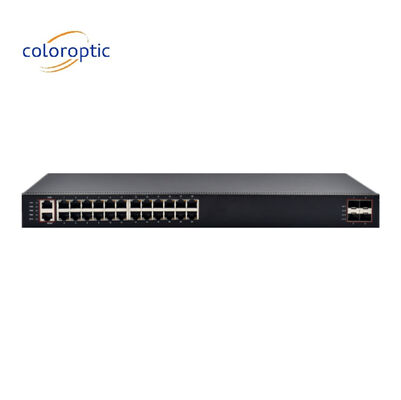 高性能層3コアネットワークスイッチ 24ポート 4*10G SFP+ポート