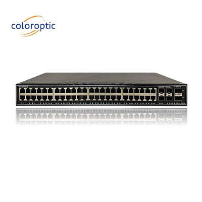 CE層2 エンタープライズネットワーク スイッチ 48*2.5GE, 4*10GE, 2*40GE ポート