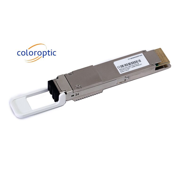 QSFP-DDコアレントオプティカルモジュール 双ファイバーDWDM調節可能 50GHz 400GBASE-ZR