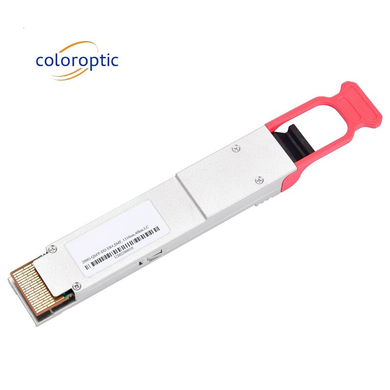 200G QSFP-DD LR4 オプティカルトランシーバーモジュール 10km 完全リアルタイムDDM