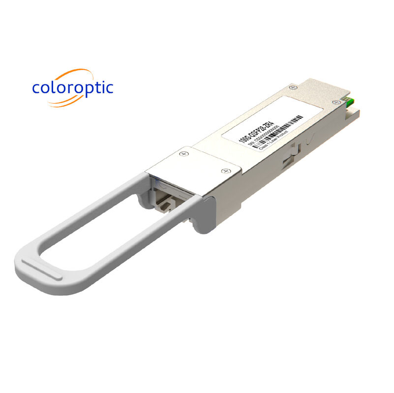 100G ZR4 QSFP28 オプティカルトランシーバー サポート マルチピン機能 ホットプラグ可能
