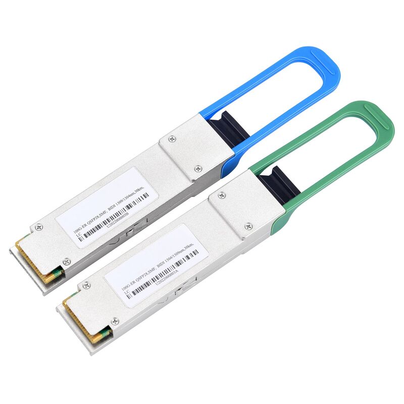 100G QSFP28 オプティカルトランシーバー QSFP28 ER4 40km デュプレックスLC イーサネットリンク用