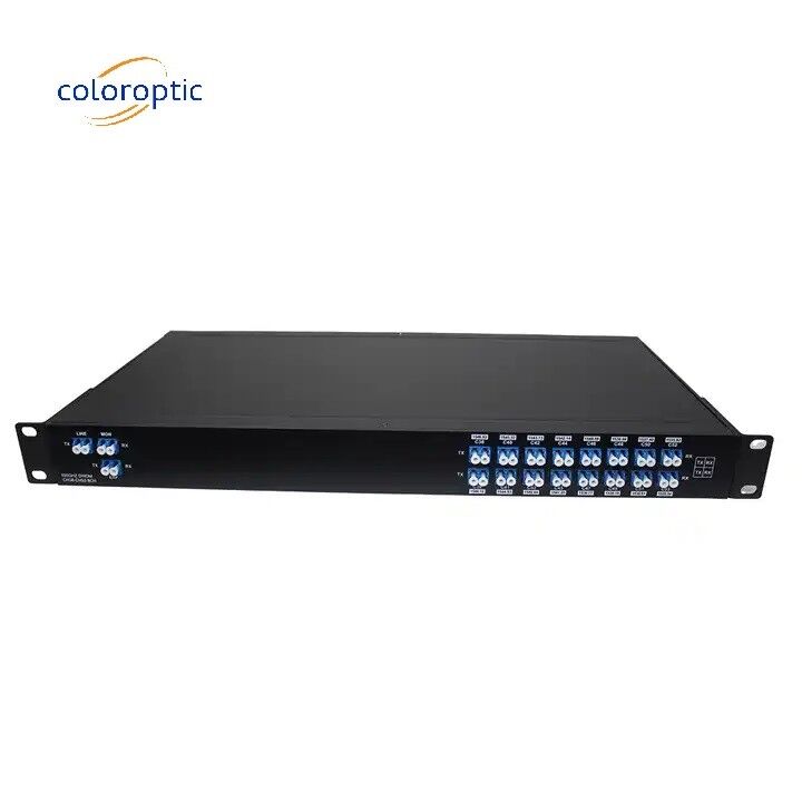 シングルファイバーWDMモデル40チャンネル DWDM AAWG WDMシステムLCコネクタ