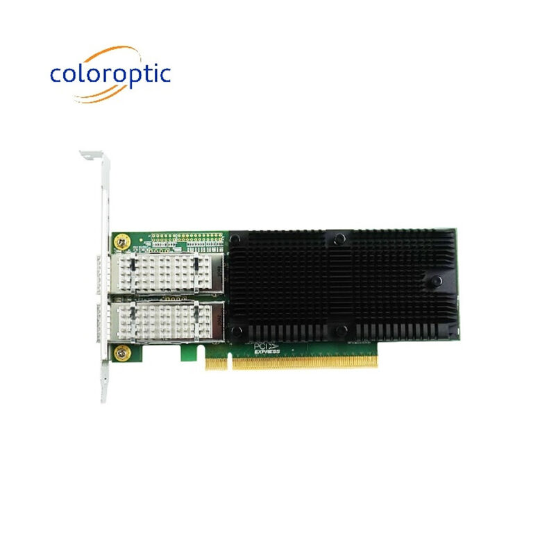 PCIe X16 デュアルポート QSFP28 イーサネット ネットワーク アダプタ 100G インテル E810